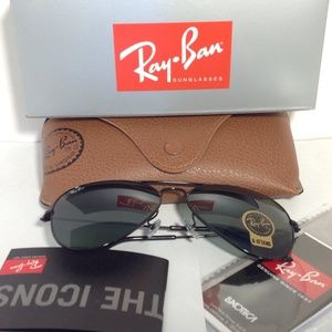 New Ray Ban RB3025 2823 58-14 Aviator Classic G-15
